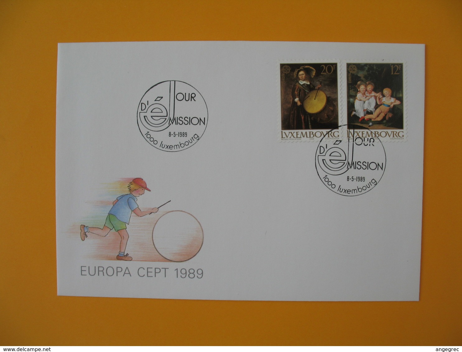 ​​​​​​​FDC Luxembourg   1989 -  Lot de  13   FDC  à voir