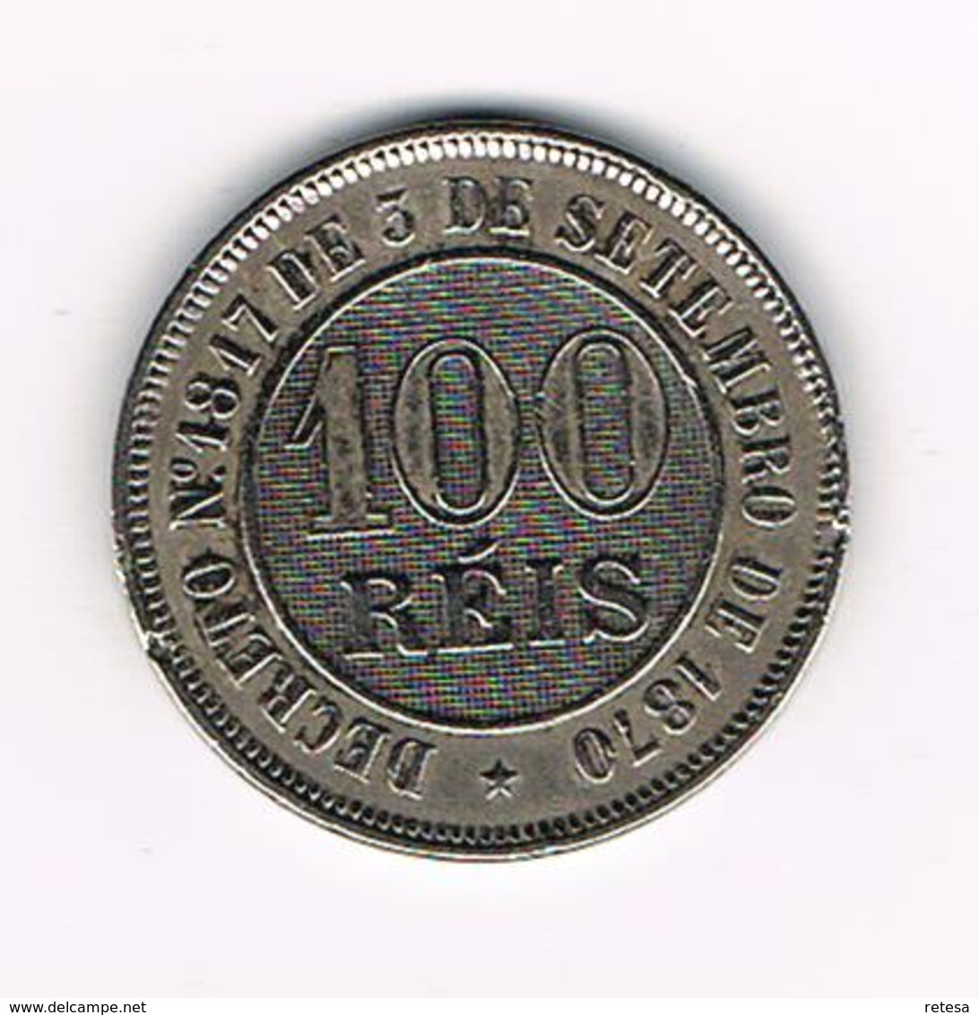 //   BRAZILIE  100  REIS  1888 - Brésil