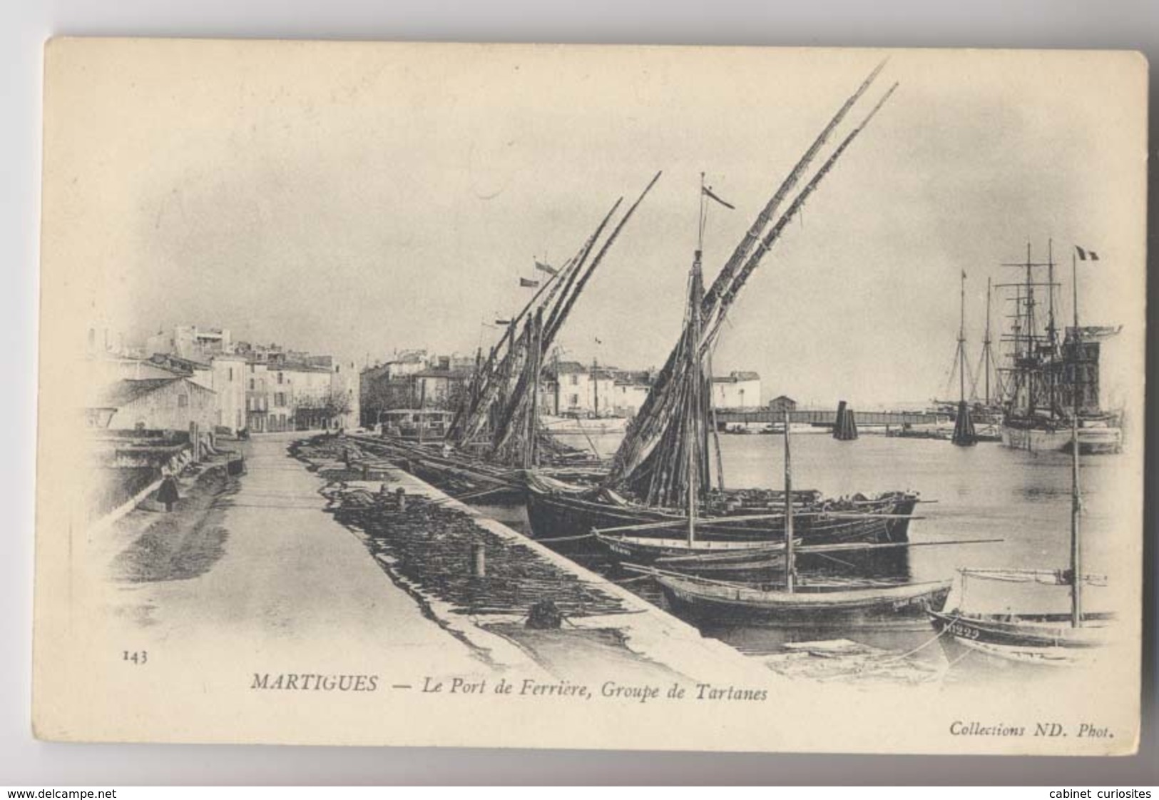 MARTIGUES  [13] Bouches-du-Rhône  - Le Port De Ferrière - Groupe De Tartanes - Bateaux De Pêche - Martigues
