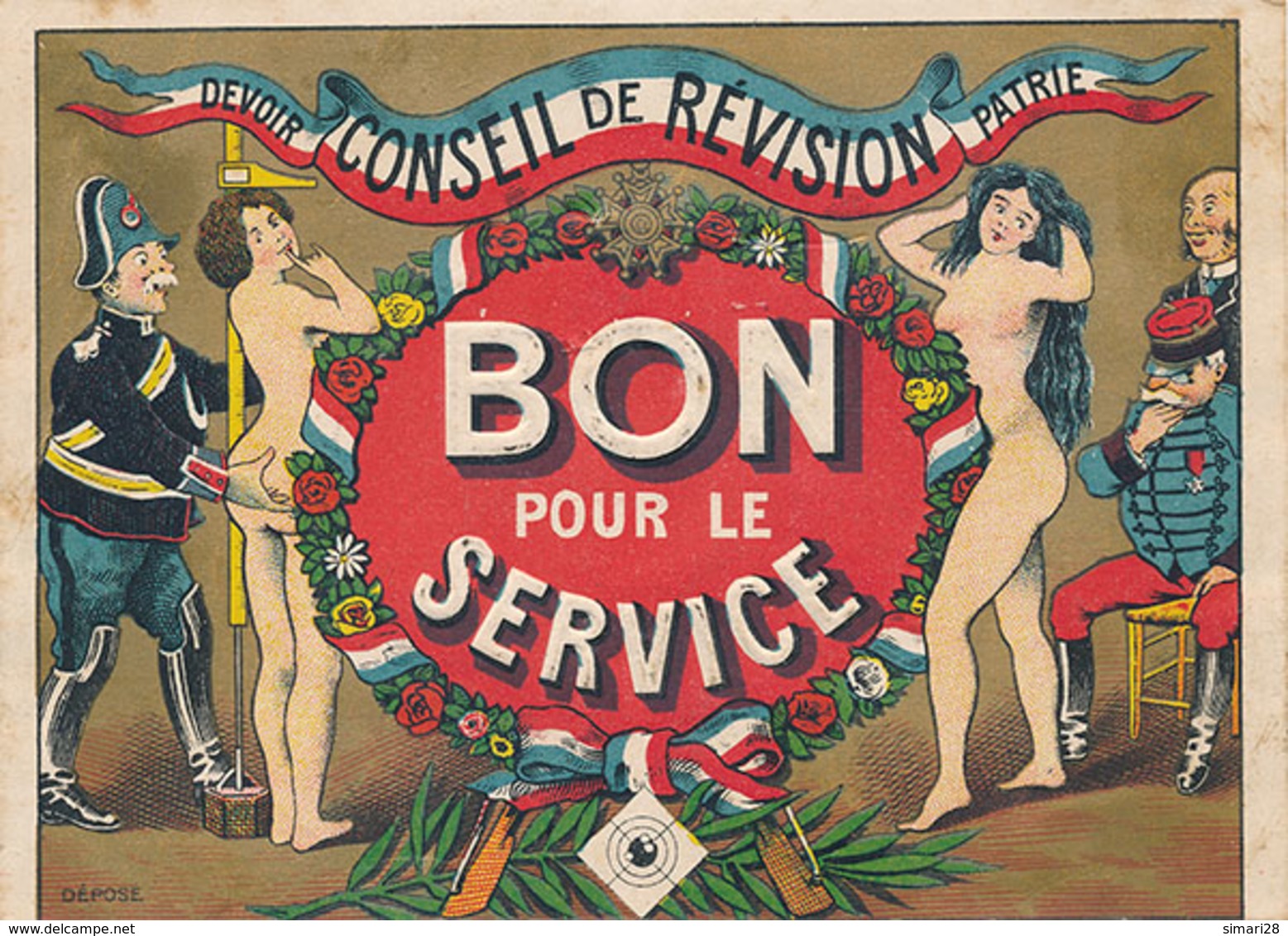 CONSEIL DE REVISION - BON POUR LE SERVICE - Documents