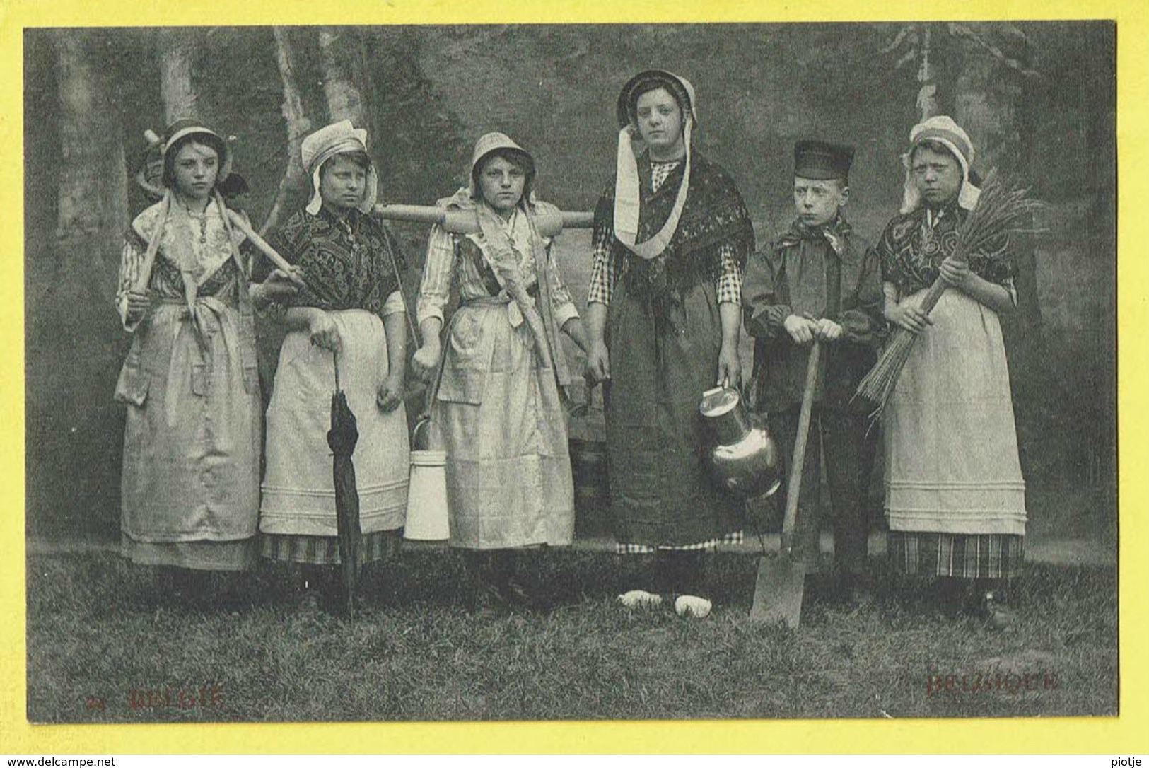 * Gent - Gand (Oost Vlaanderen) * (M. Marcovici, Nr 24) Cortège Enfants, Stoet 30 Juni 1912, Costumes Belgique, Laitier - Gent