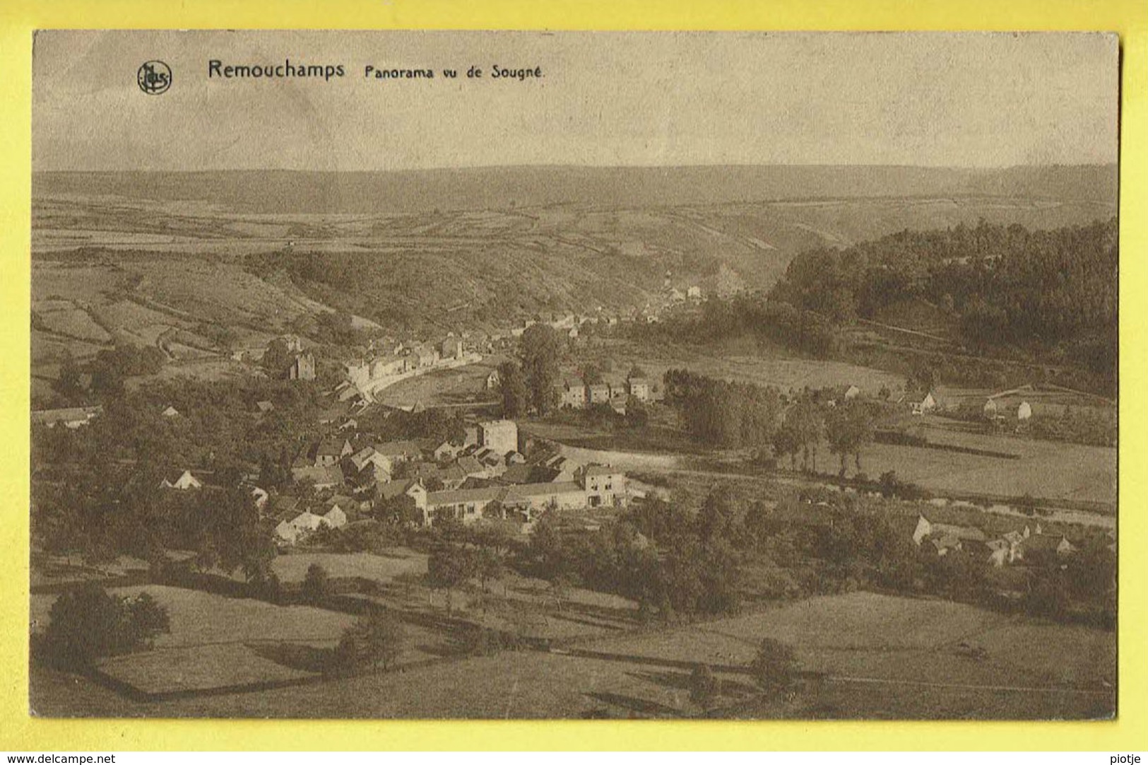 * Remouchamps (Aywaille - Liège - La Wallonie) * (Nels, Edition G. Steinmetz Haenen) Panorama Vu De Sougné, Rare - Aywaille