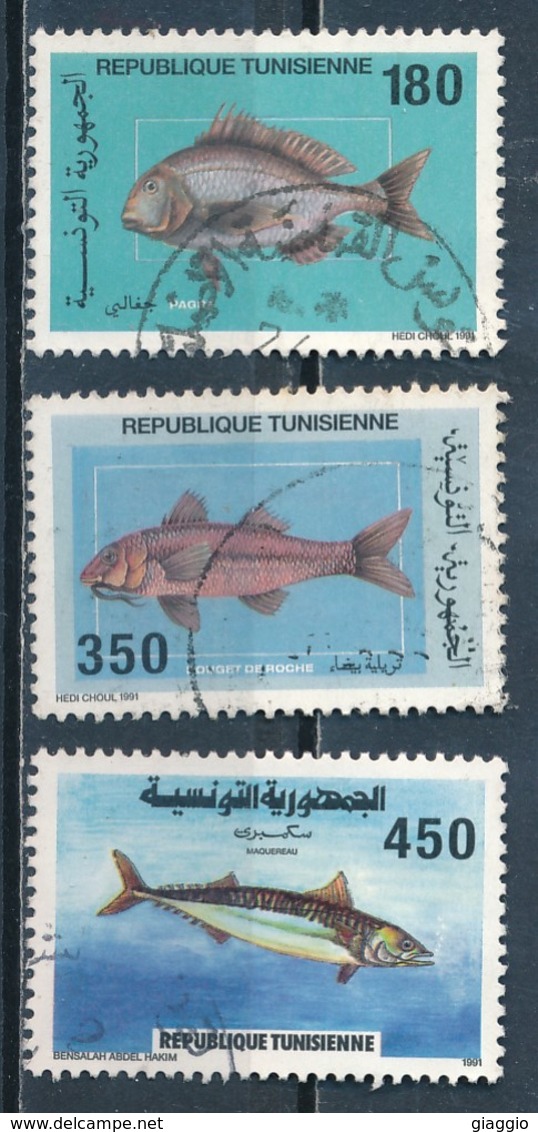 °°° TUNISIA - Y&T N°1163/65 - 1991 °°° - Tunisia (1956-...)