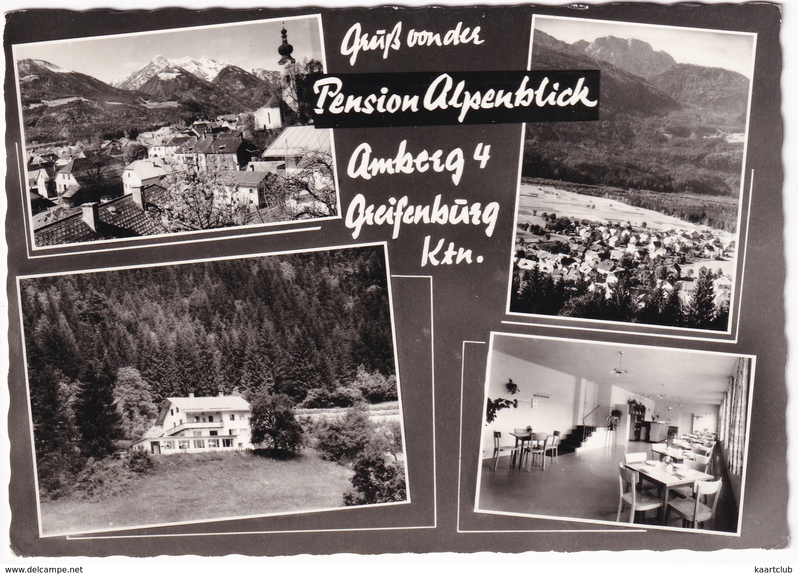 Greifenburg - Pension 'Alpenblick', Amberg 4 Ktn. - (1966) - Spittal An Der Drau