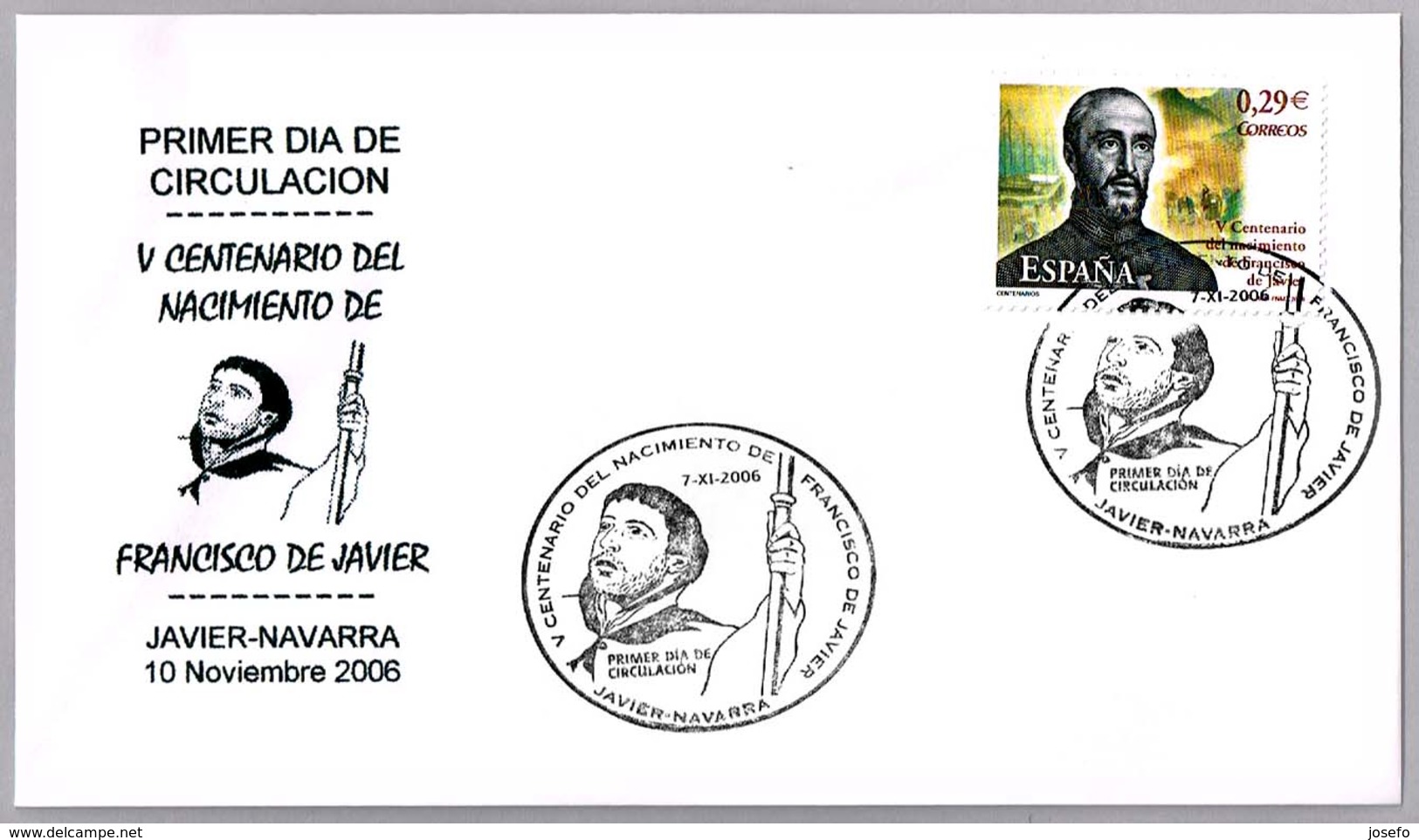 V Cent. Nacimiento FRANCISCO DE JAVIER. JAVIER-NAVARRA 2006 - Christianisme