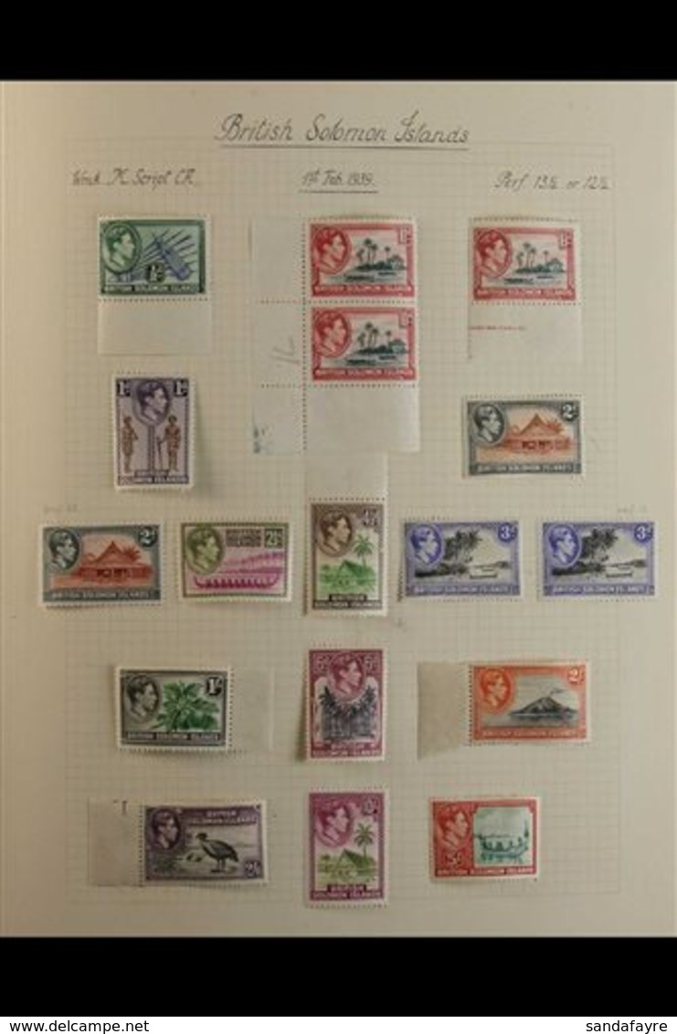 BRITISH PACIFIC ISLANDS  Mostly 1930's To Early 1950's Mainly KGVI SUPERB MINT COLLECTION In An Album, Includes A Few KG - Other & Unclassified