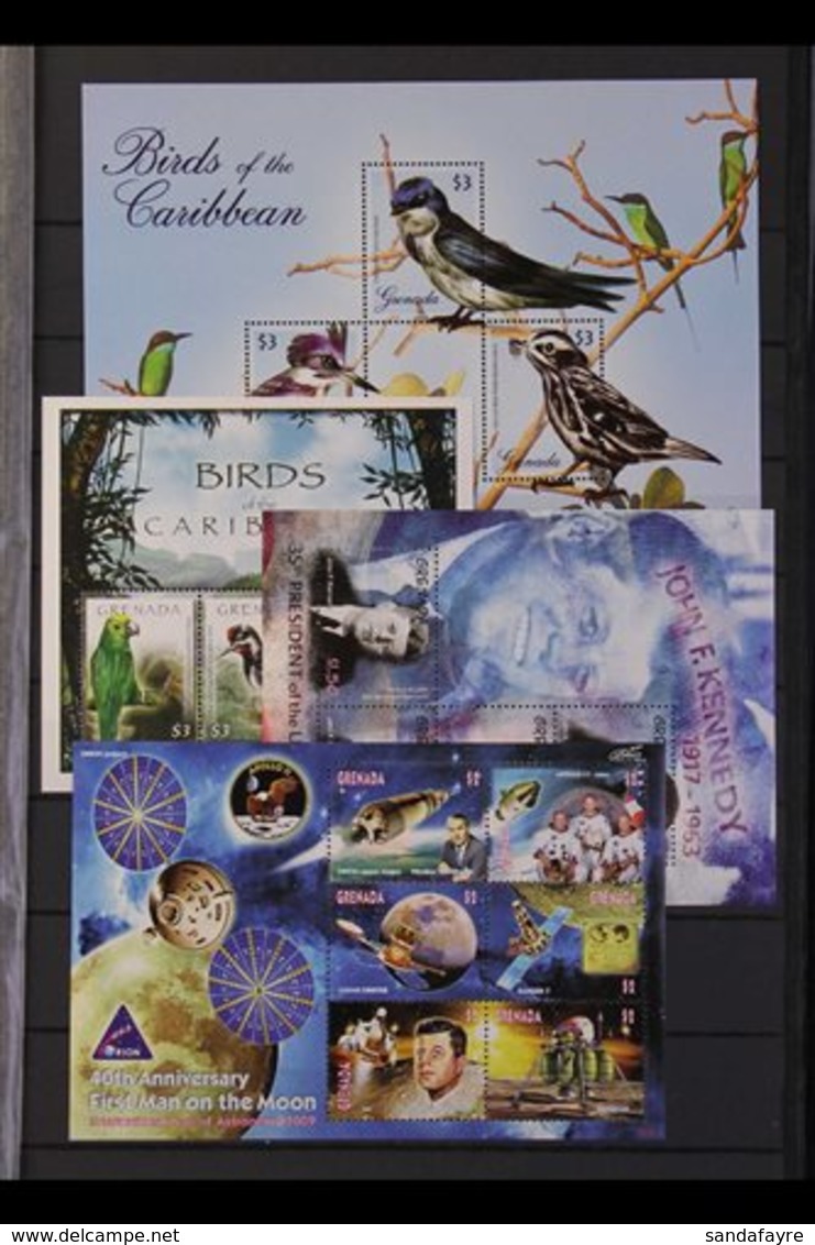 BRITISH COMMONWEALTH  2005-2009 SUPERB NEVER HINGED MINT All Different Complete Sets And Mini-sheets On Stock Pages, Inc - Other & Unclassified