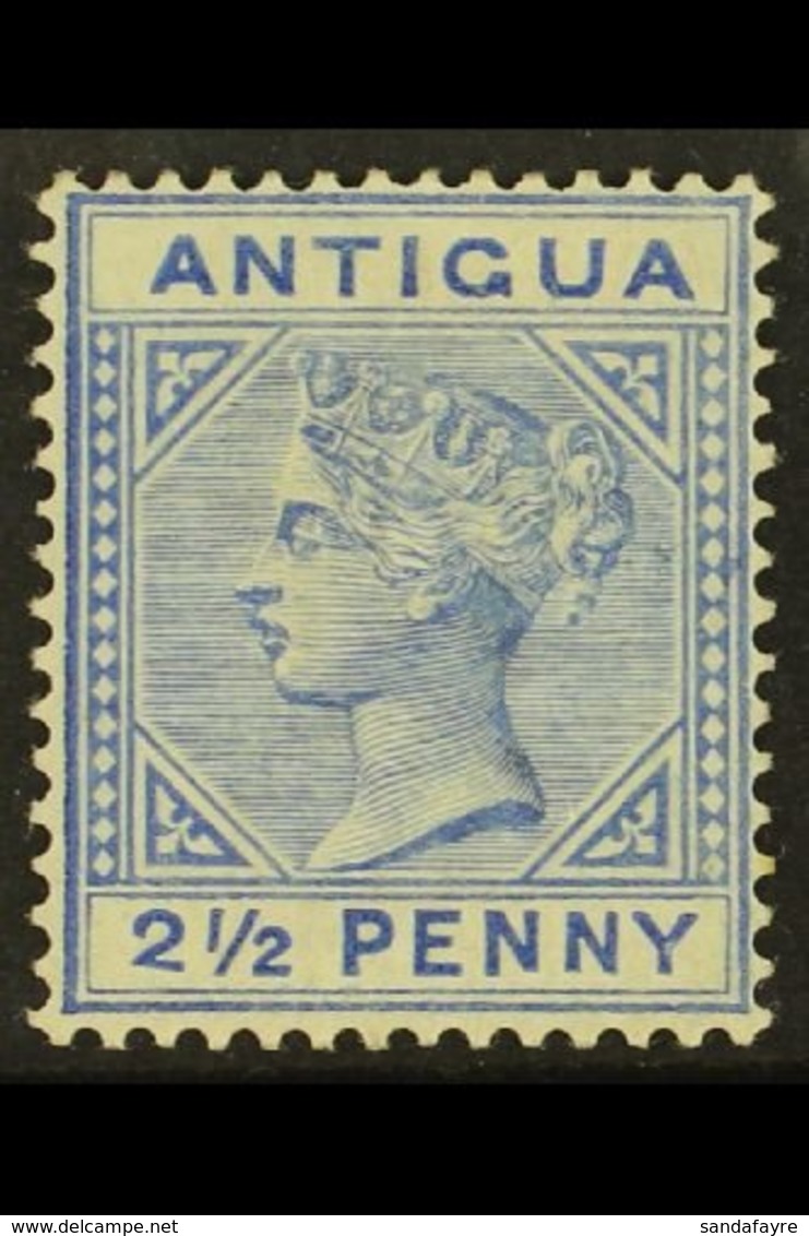 1884 VARIETY  2½d Ultramarine, Wmk Crown CA, Variety "Large 2 In ½ With Slanting Foot" - (Type B), SG 27a, Fine Mint. Fo - Other & Unclassified