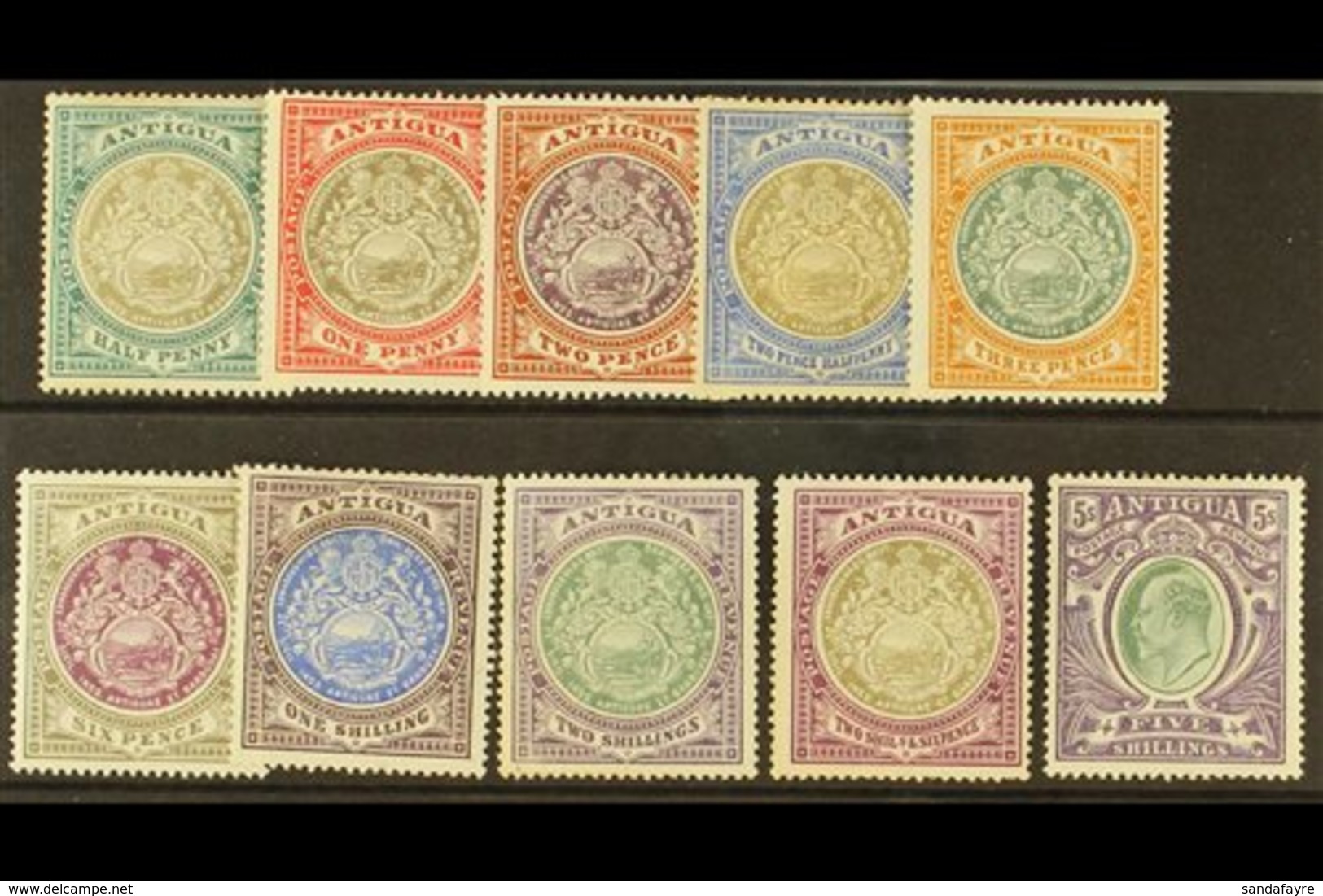 1903  Ed VII Set Complete, SG 31/40, Fine To Very Fine Mint. (10 Stamps) For More Images, Please Visit Http://www.sandaf - Sonstige & Ohne Zuordnung