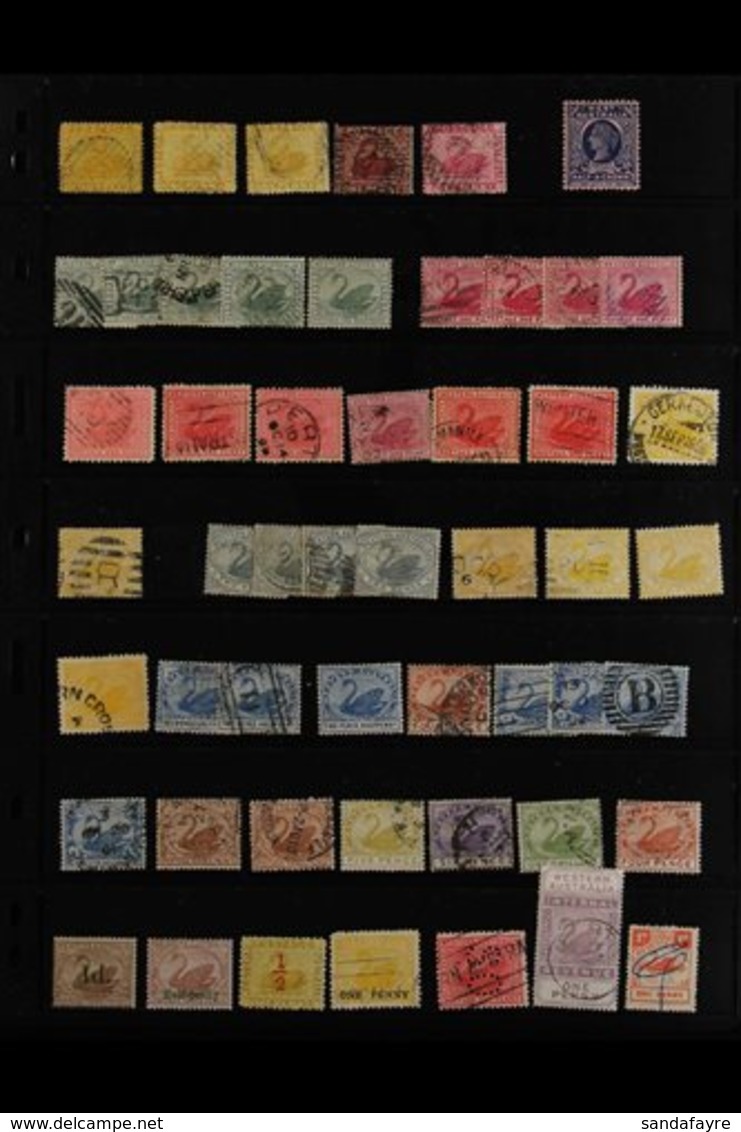 1850's-1910's MOSTLY USED RANGES  With Light Duplication And Postmark Interest On Stock Pages, Includes New South Wales, - Andere & Zonder Classificatie