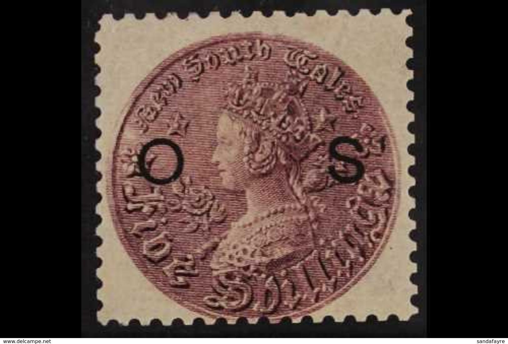 NEW SOUTH WALES  OFFICIAL 1880-88 5s Rose-lilac, Perf 11, "O S" (type O1) Overprint, SG O18, Fine Mint, Lovely Fresh Col - Other & Unclassified