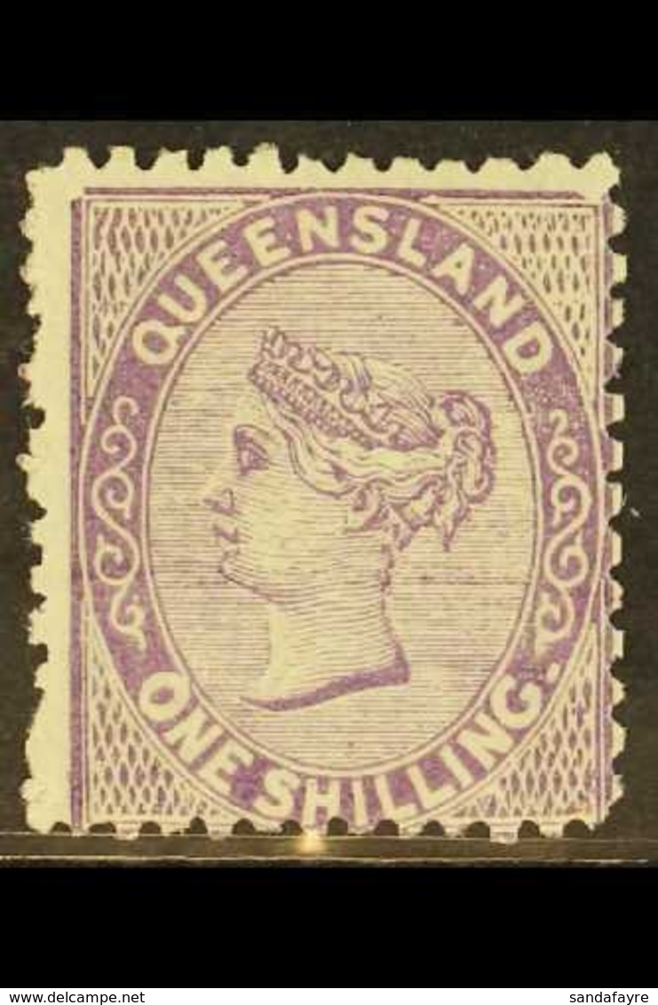 QUEENSLAND  1879-81 1s Pale Lilac Watermark W 6, SG 145, Fine Mint, Very Fresh. For More Images, Please Visit Http://www - Otros & Sin Clasificación