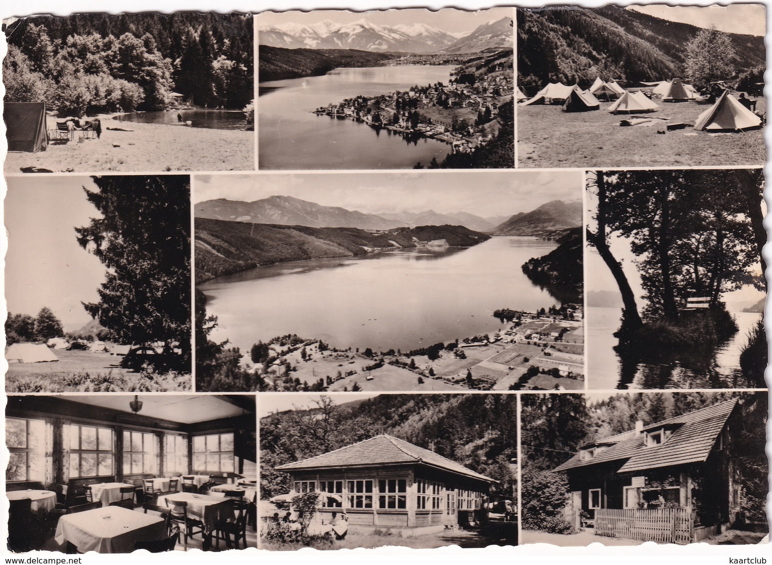 Dobriach Am Millstättersee - 'Auto-Camp', Pension U. Fremdenzimmer Lois Unterkofler - (1960) - Kärnten - Millstatt