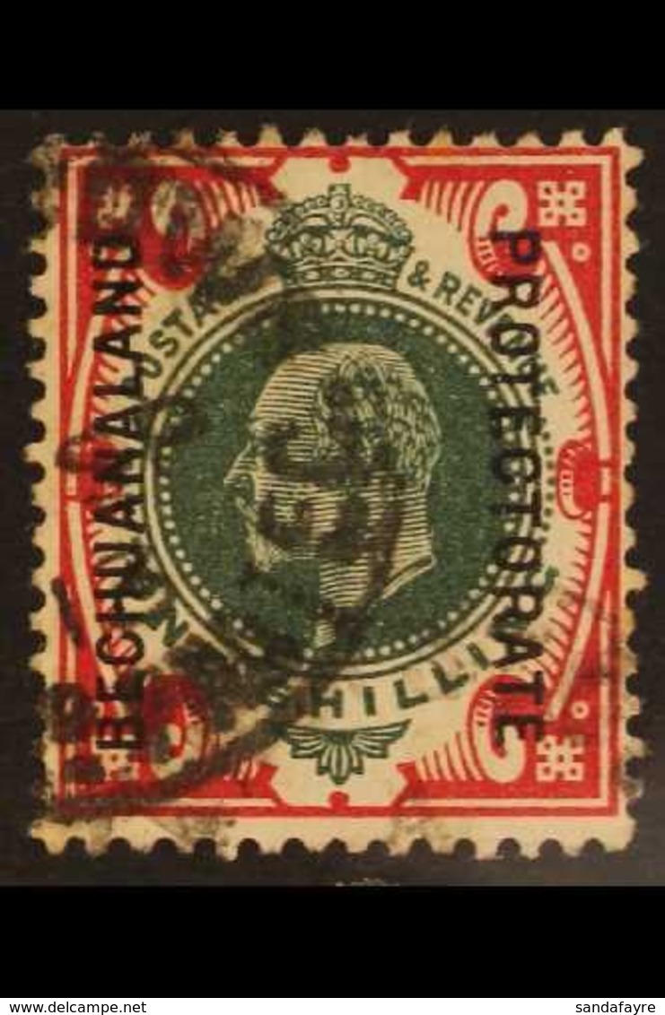 1904  1s Green And Carmine, Ed VII, SG 71, Fine Used. For More Images, Please Visit Http://www.sandafayre.com/itemdetail - Otros & Sin Clasificación