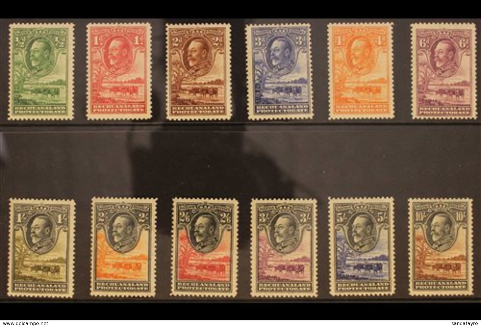 1932  KGV "Baobab Tree & Cattle" Definitive Complete Set, SG 99/110, Very Fine Mint. (12 Stamps) For More Images, Please - Otros & Sin Clasificación