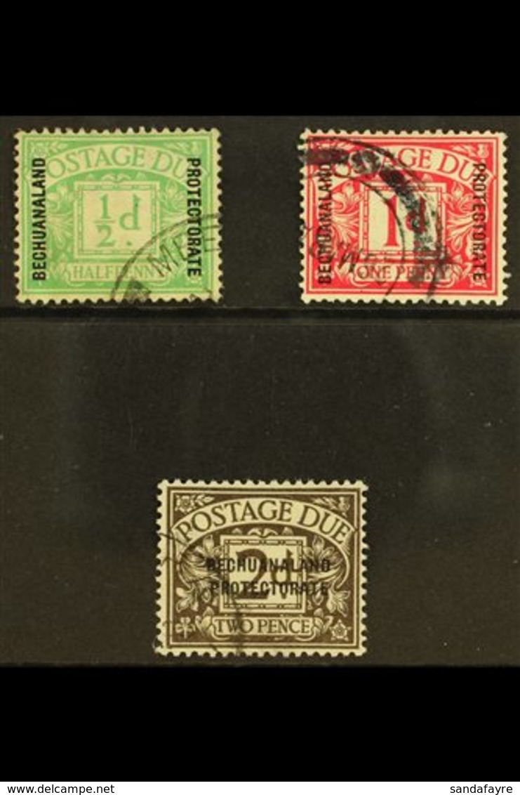 POSTAGE DUES  1926 Ovpt Set Complete, SG D1/3, Very Fine Used. Scarce Set. (3 Stamps) For More Images, Please Visit Http - Otros & Sin Clasificación