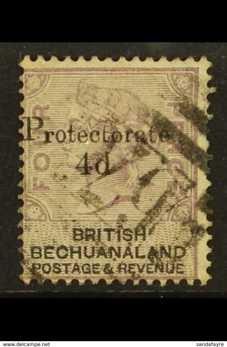 PROTECTORATE  1888 4d On 4d, SG 44, Fine Used. For More Images, Please Visit Http://www.sandafayre.com/itemdetails.aspx? - Other & Unclassified