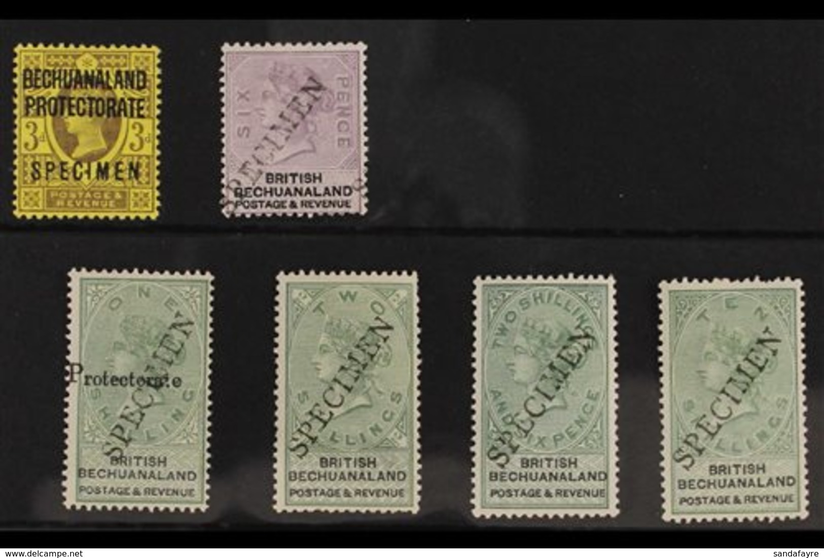 SPECIMENS  Mint Selection Incl 1888 6d To 2s 6d And 10s, 1897 3d. Fine To Very Fine (6 Stamps) For More Images, Please V - Otros & Sin Clasificación