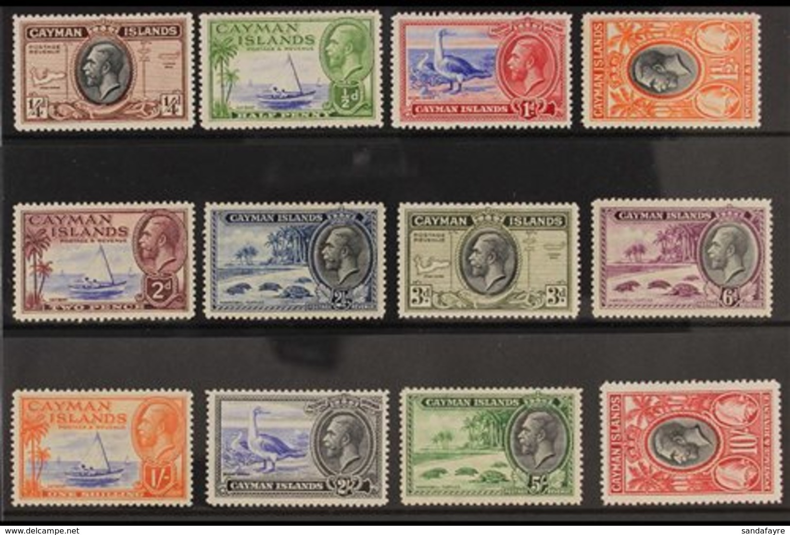 1935  KGV Pictorial Set Complete, SG 96/107, Very Fine Mint With Vibrant Colours (12 Stamps) For More Images, Please Vis - Kaaiman Eilanden