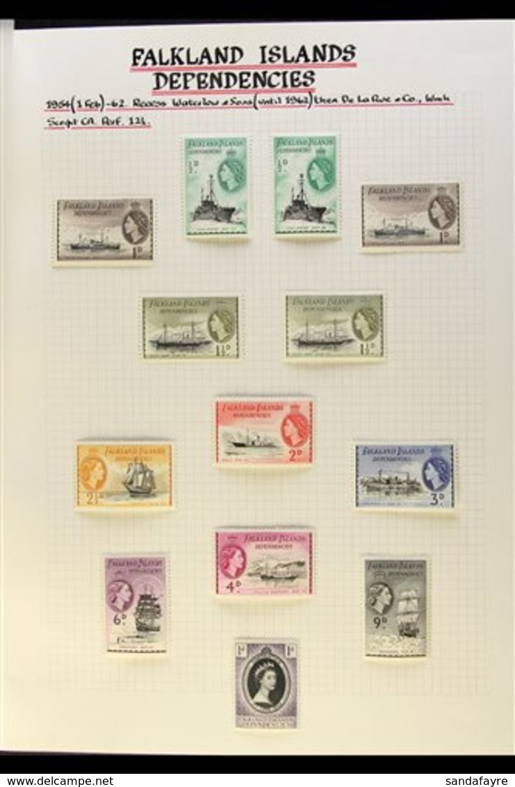 1954-1986 COMPLETE MINT COLLECTION  An Attractive, ALL DIFFERENT COMPLETE COLLECTION Presented Neatly On Album Pages. In - Falkland