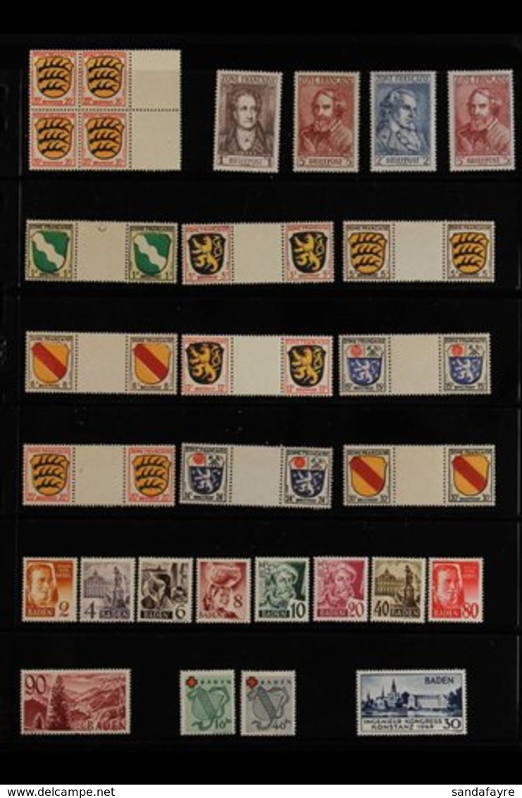 1945-1949 MINT COLLECTION  On Stock Pages, Some Stamps Are Never Hinged. Includes GENERAL ISSUES 1946 Exhibition Both M/ - Autres & Non Classés