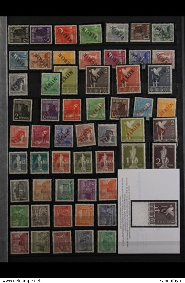 1948 TO 1990 NEAR COMPLETE NEVER HINGED MINT.  A Lovely Collection Appears To Miss Just The 1949 Miniature Sheet For Tot - Otros & Sin Clasificación