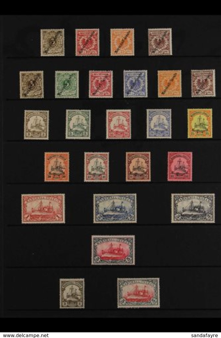 MARSHALL ISLANDS  1899-1919 MINT COLLECTION That Includes 1899 "Marschall Inseln" 3pf, 10pf, 25f & 50pf, 1899 "Marshall  - Altri & Non Classificati