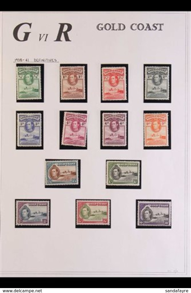 1838-49 FINE MINT COLLECTION  Includes 1938-43 Complete Definitive Set, 1948 Complete Definitive Set, 1948 RSW Set, Etc. - Côte D'Or (...-1957)