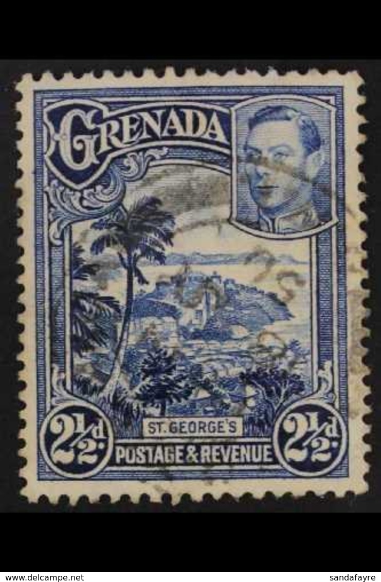 1948-50  2½d Bright Blue Perf 12½x13½, SG 157a, Fine Used With Fully Dated "G.P.O. GRENADA 18 JY 50" Cds Cancel. For Mor - Grenada (...-1974)