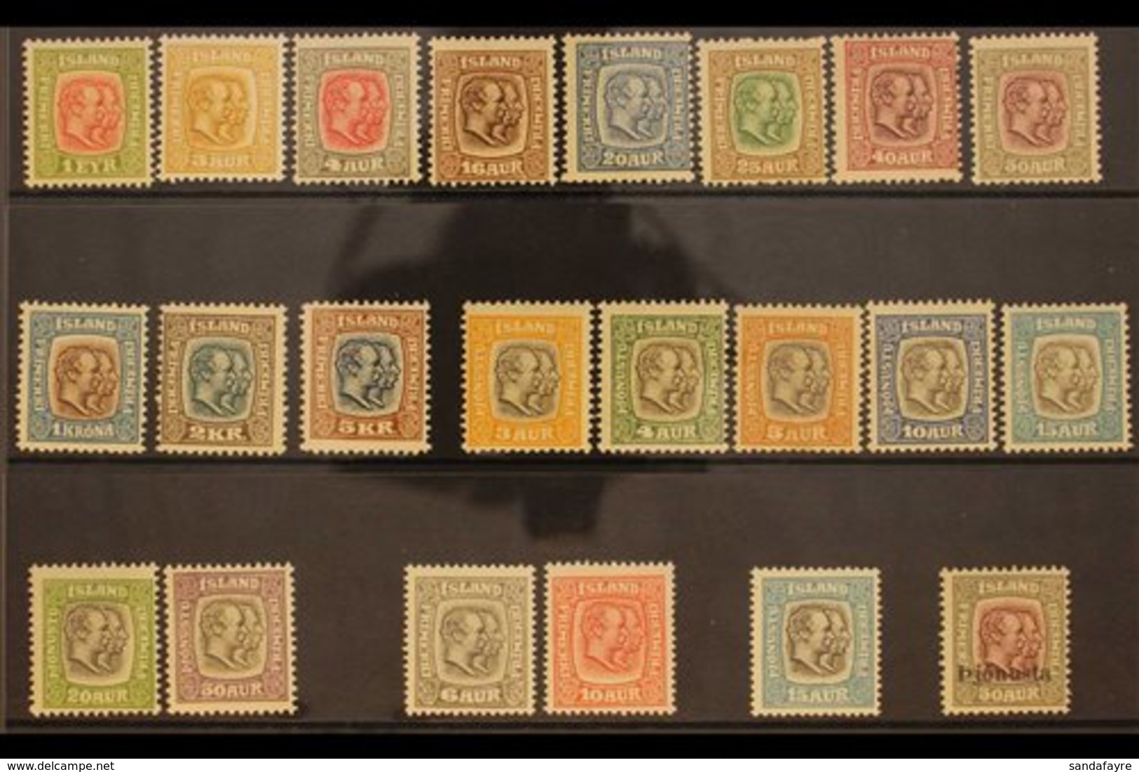 1907-1918 MINT & NHM SELECTION  An Attractive Selection (mostly Nhm) Of The Christian & Frederick Definitives Presented  - Other & Unclassified