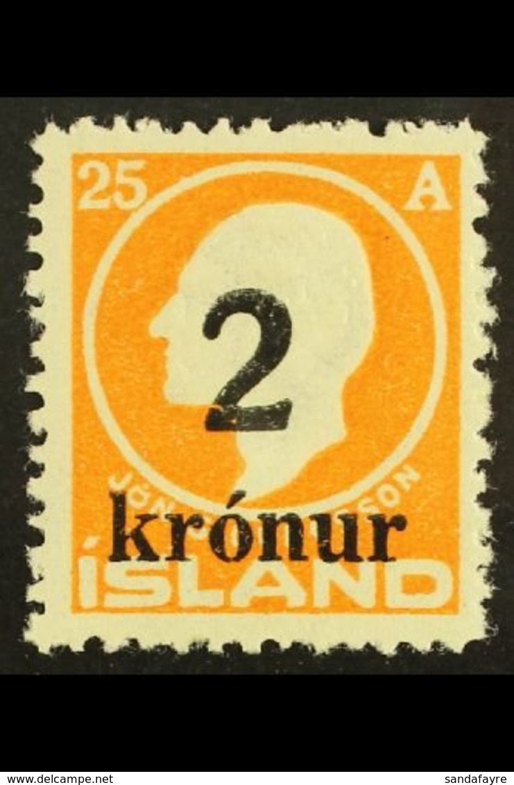 1926  2k On 25a Orange, SG 147 (Facit 121), Very Fine Never Hinged Mint. Superb. For More Images, Please Visit Http://ww - Autres & Non Classés