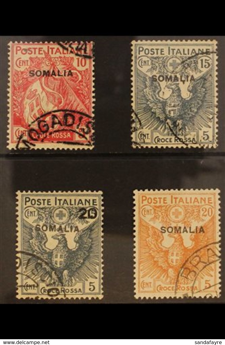 SOMALIA  1916 Red Cross Set (Sass S. 5, SG 19/22), Very Fine Used. (4 Stamps) For More Images, Please Visit Http://www.s - Otros & Sin Clasificación