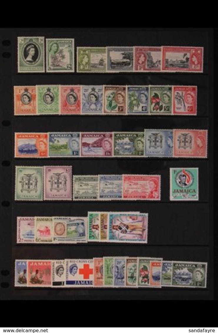 1953-2006 QEII MINT/ NEVER HINGED MINT COLLECTION  The Collector Began With Good Intentions Of Keeping This In Order, Bu - Jamaïque (...-1961)