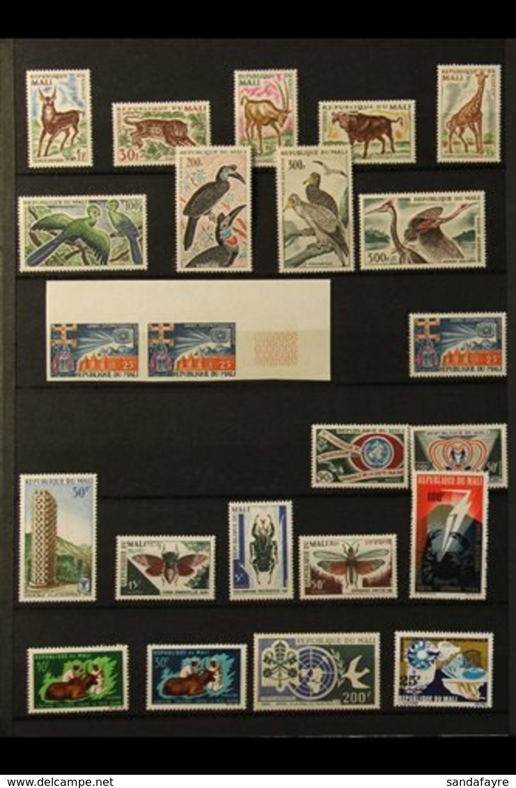 1959-1974 COLLECTION IN A LARGE ALBUM  Virtually All Different, The Stamps Mostly NEVER HINGED MINT (plus A Few Used) In - Mali (1959-...)