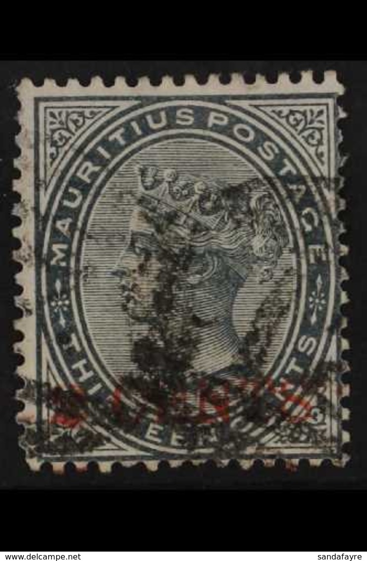 1887  2c On 13c Slate, SG 117, Fine Used. For More Images, Please Visit Http://www.sandafayre.com/itemdetails.aspx?s=650 - Mauricio (...-1967)