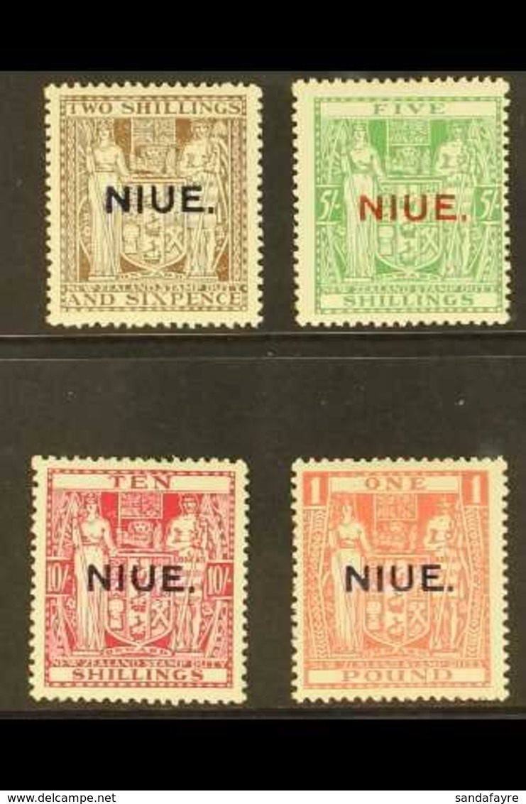 1931  "NIUE" Opt'd Postal Fiscal Set, SG 51/54, Very Fine Mint (4 Stamps) For More Images, Please Visit Http://www.sanda - Niue