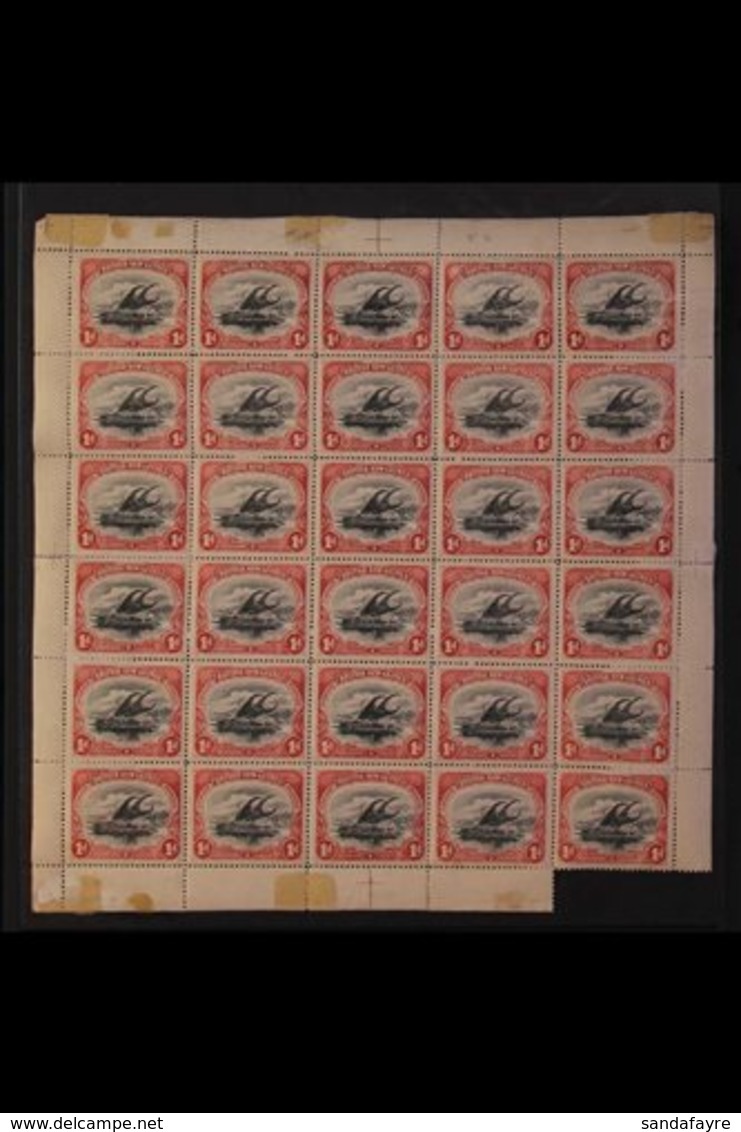 1901-1931 MINT/NHM LARGE MULTIPLES.  An Interesting Group Of LARGE BLOCKS On Stock Pages, Mostly Never Hinged Mint. Incl - Papua Nuova Guinea