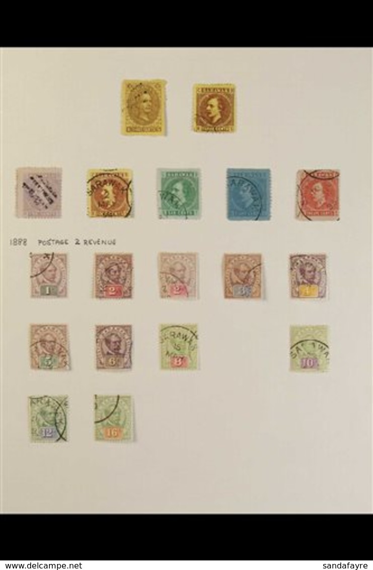 1869-1959 FINE USED COLLECTION.  A Most Useful, ALL DIFFERENT Collection With Many Sets & Better Values Presented Chrono - Sarawak (...-1963)