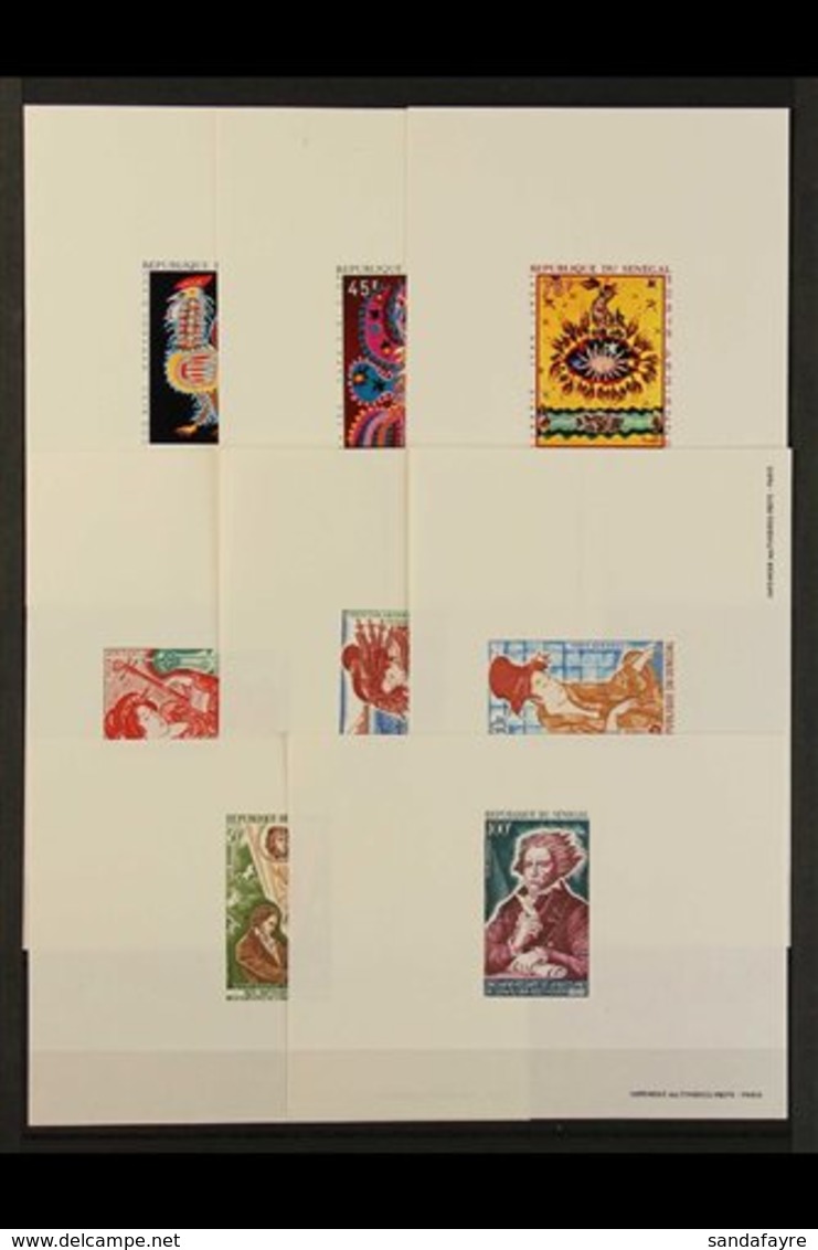 1964-1972 EPREUVES DE LUXE  Very Fine ALL DIFFERENT COLLECTION. A Wonderful Array Of Postage And Air Post Issues. Includ - Altri & Non Classificati