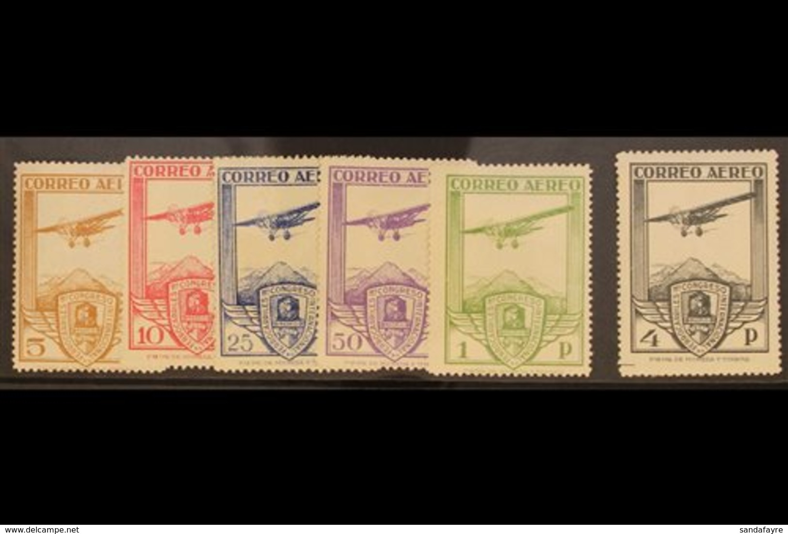 1930  Railway Conference (Air) Complete Set, SG 547/552, Fine Mint. (6 Stamps) For More Images, Please Visit Http://www. - Autres & Non Classés