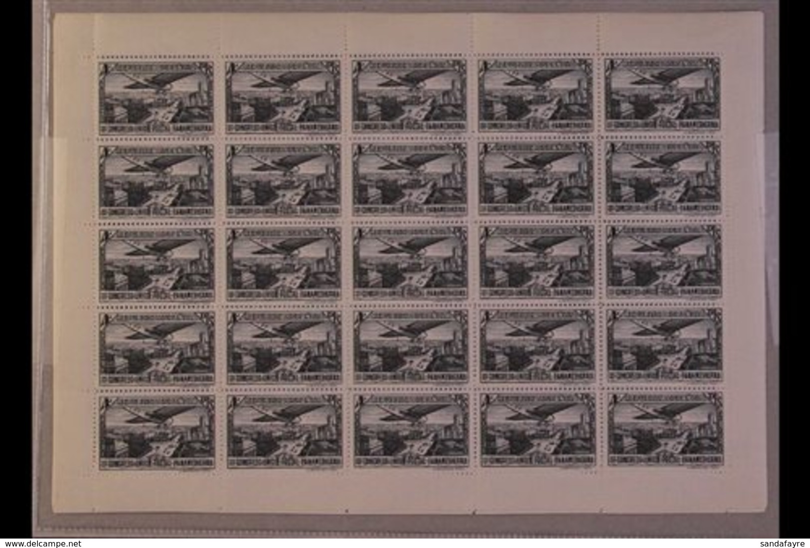 1931  Air Post Third Pan-American Postal Union Congress Set Complete, SG 707/712 (Edifil 614/619) Never Hinged Mint COMP - Altri & Non Classificati