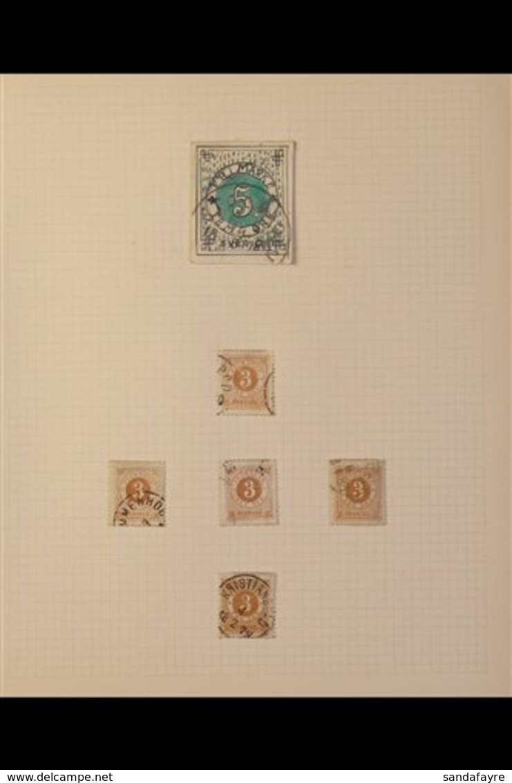 1872-1886 NUMERAL TYPES.  ATTRACTIVE FINE USED COLLECTION With Superb Ranges Of Shades, Varieties And Postmark Interest  - Andere & Zonder Classificatie