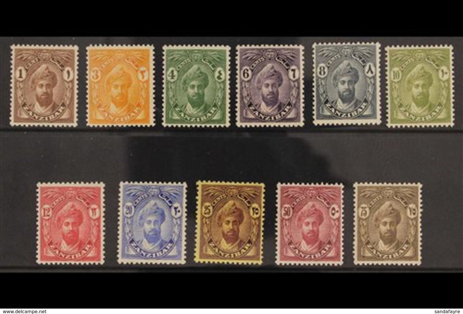 1926-27  Complete Set, SG 299/309, Fine Never Hinged Mint. (11 Stamps) For More Images, Please Visit Http://www.sandafay - Zanzibar (...-1963)