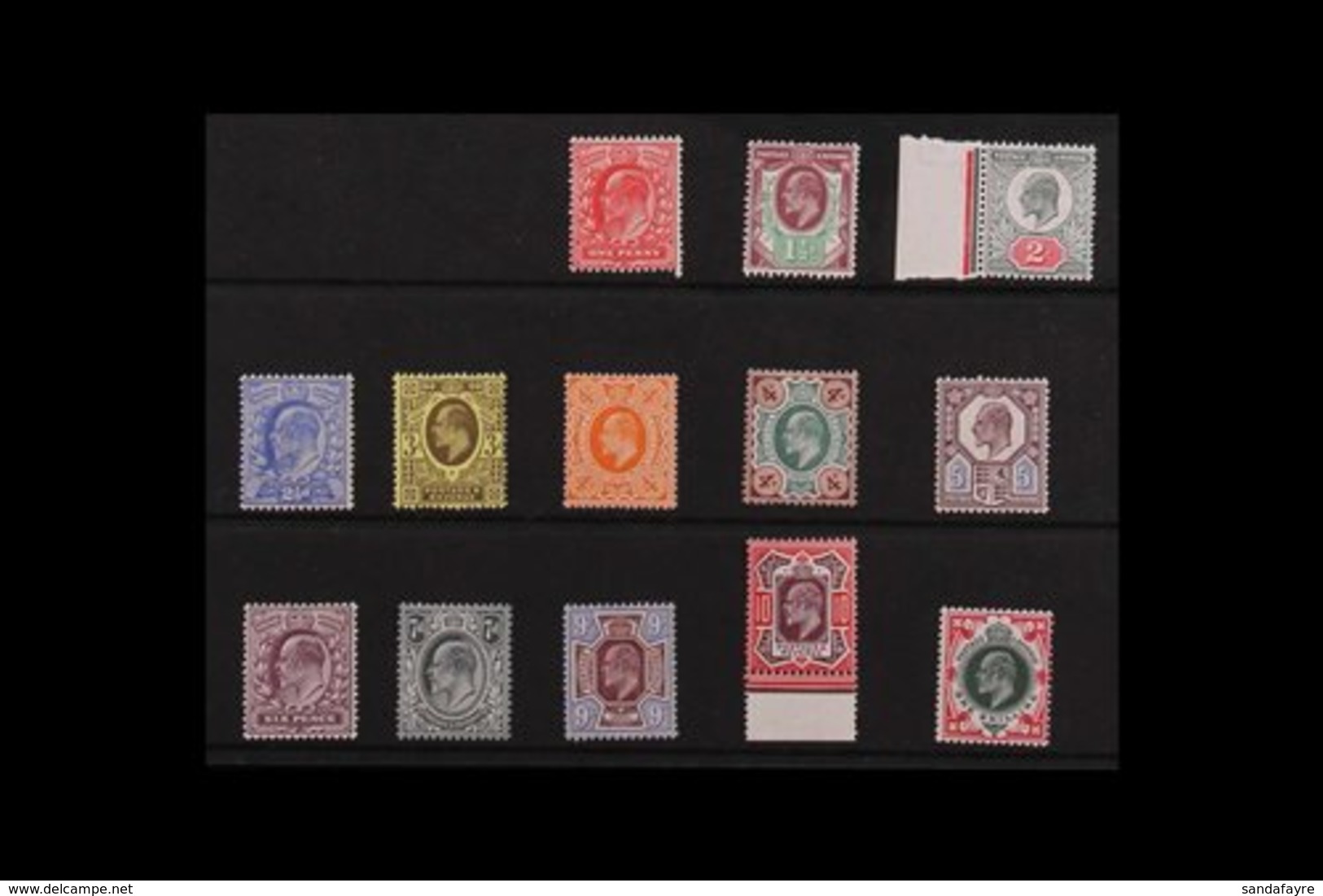 1902-13  Simplified Set Complete To 1s, SG 215/314, Never Hinged Mint (15 Stamps) For More Images, Please Visit Http://w - Zonder Classificatie