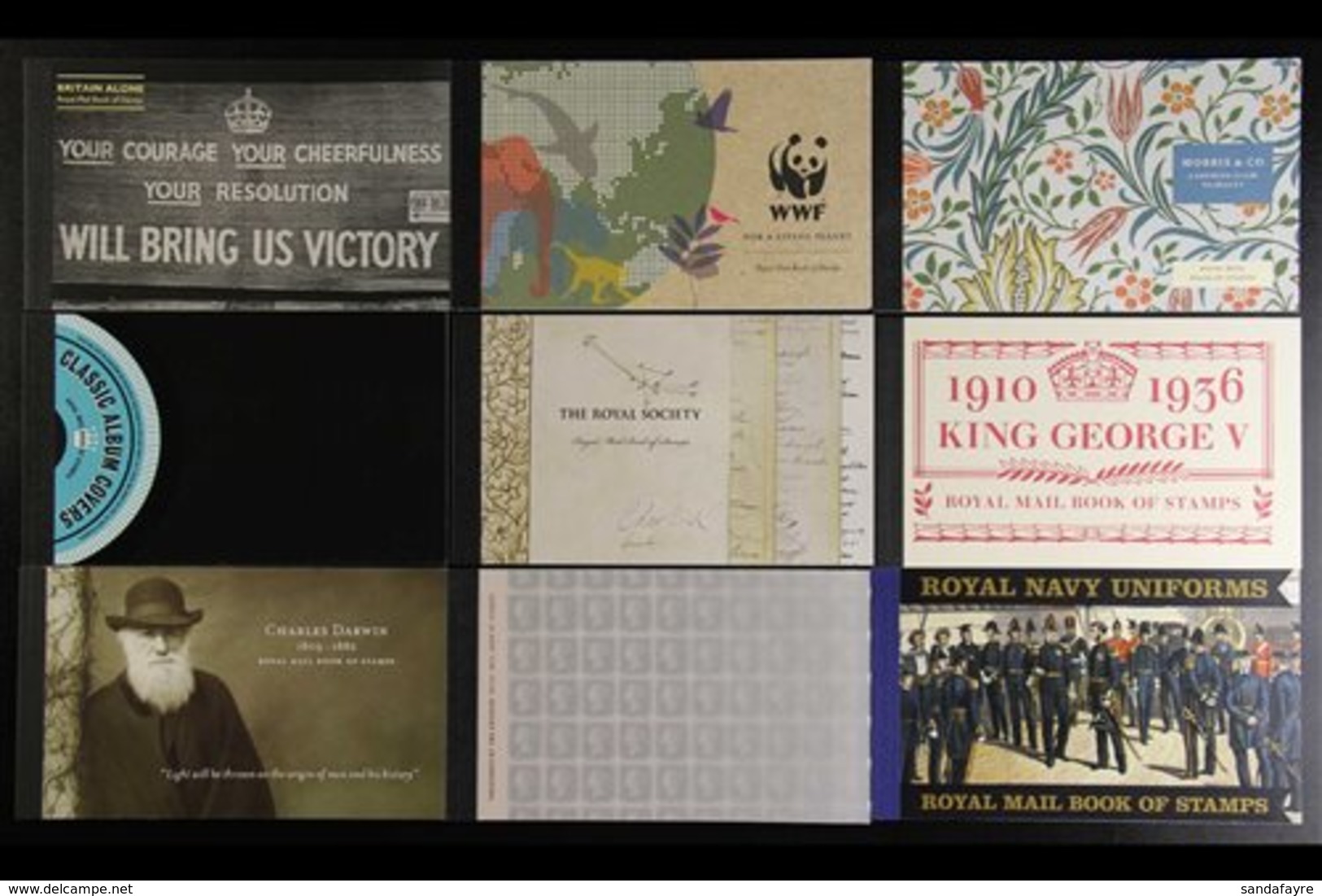 PRESTIGE BOOKLETS  1980/2011 Almost Complete Run From 1980 Wedgwood £3 Booklet To 2011 Morris & Company Booklet (missing - Otros & Sin Clasificación