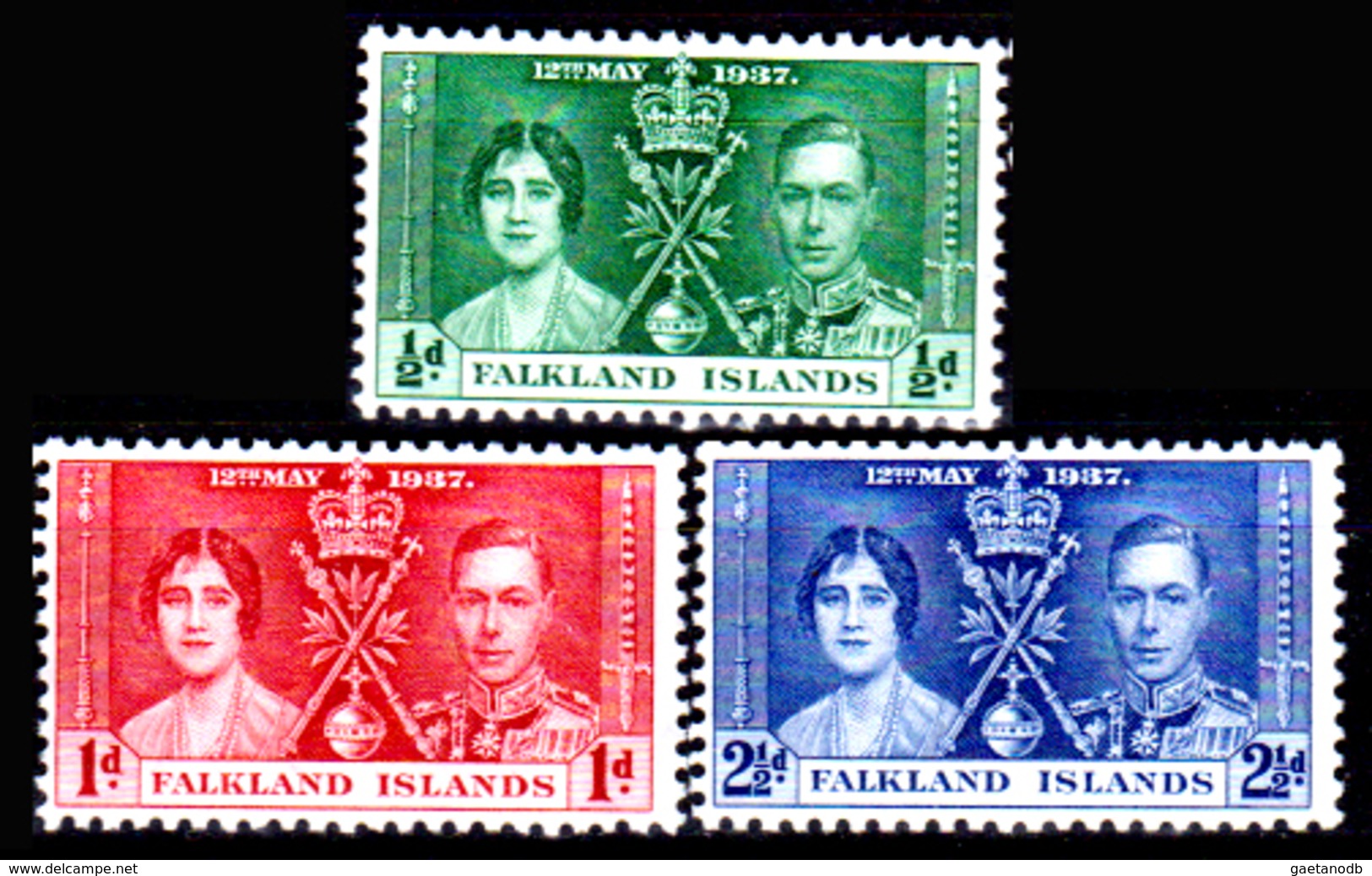 Falkland-0025 - Emissione 1937 (++) MNH - Senza Difetti Occulti. - Falkland