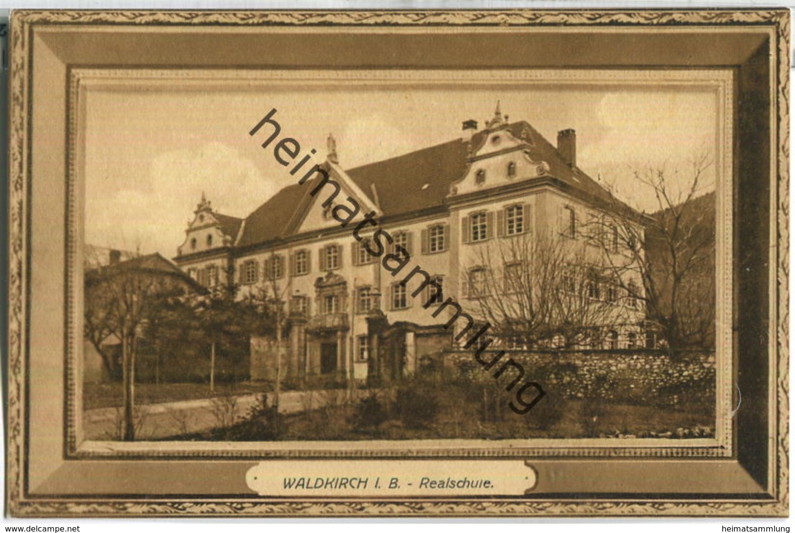 Waldkirch - Realschule - Verlag G. Ramer Waldkirch I. B. Ca. 1910 - Waldkirch