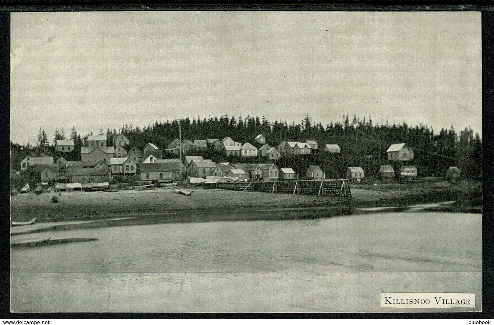 Ref 1304 - Early Plain Back Card - Proof Postcard? - Killisnoo Village - Alasaka USA - Other & Unclassified