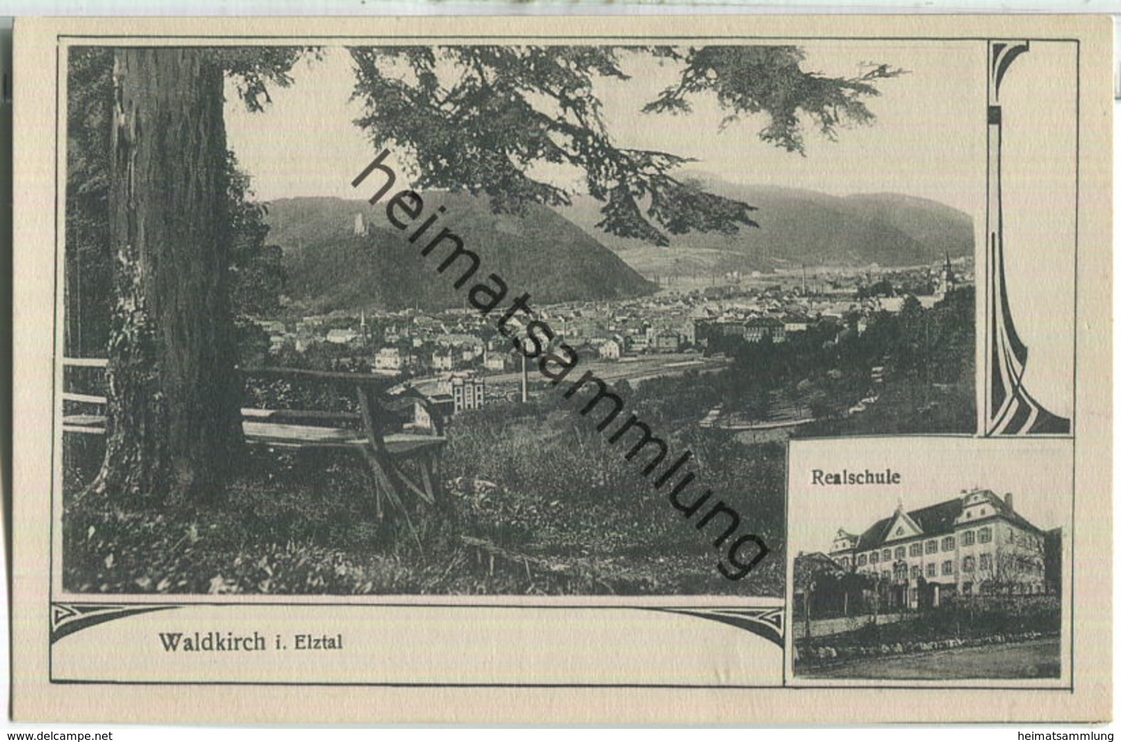 Waldkirch Im Elztal - Realschule - Verlag G. R. W. Ca. 1910 - Waldkirch