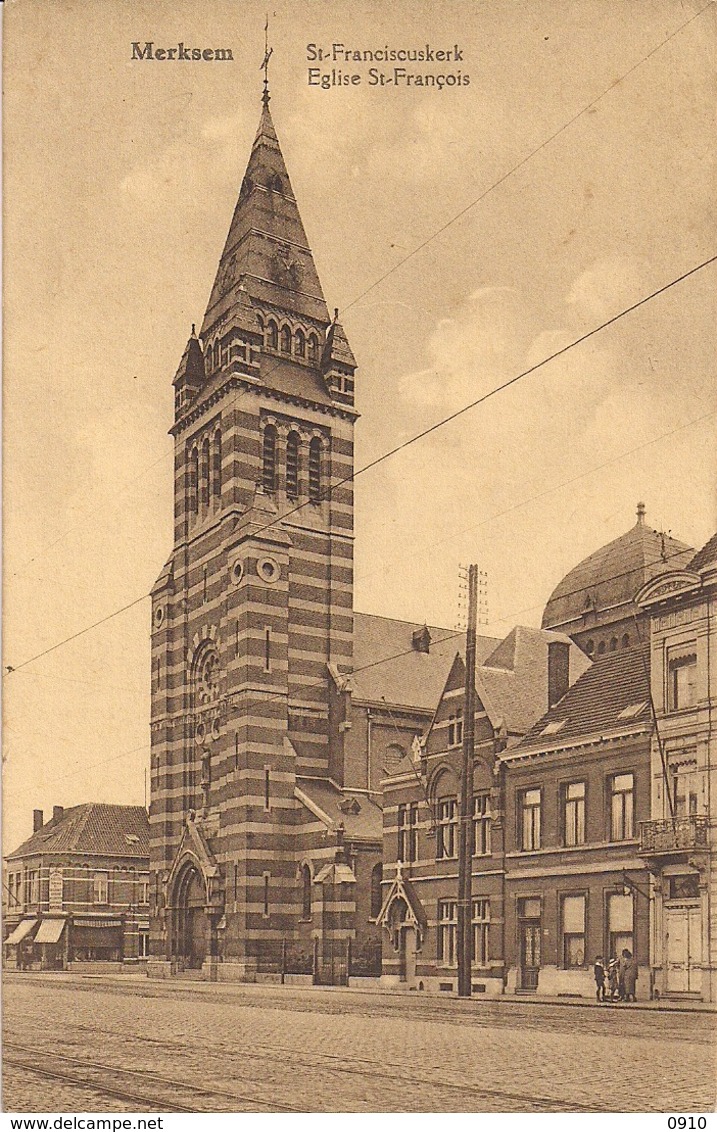 MERXEM-MERKSEM-ANTWERPEN "ST.FRANCISCUS KERK-EGLISE ST.FRANCOIS" - Antwerpen